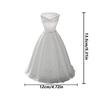 Gown-Shaped 3D Printed Flower Vases Twisted Design Decorative Vase  Office Tabletop Ornaments