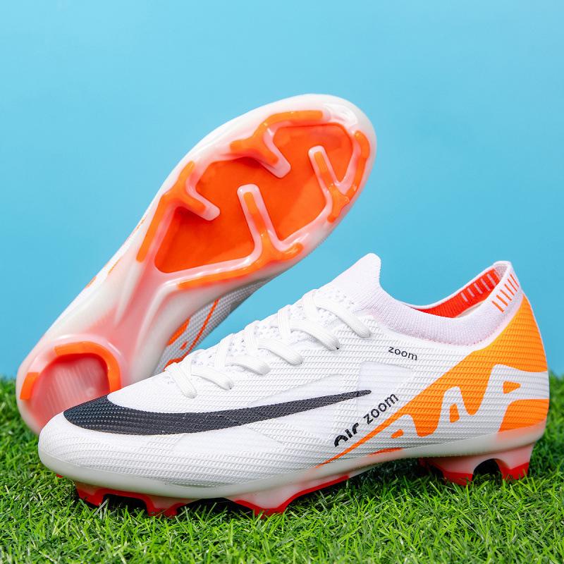 New Low-top Men's and Women's Football Shoes Long Nails TF Broken Nails Competition Training Shoes Men's and Women's Adult Sports Football Shoes
