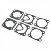 Valve Plate Washers 6pcs Black Hole Spacing: 48x62mm Plastic