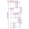 Bookshelf Sonoma Oak 67 x 24 x 161 cm Particleboard