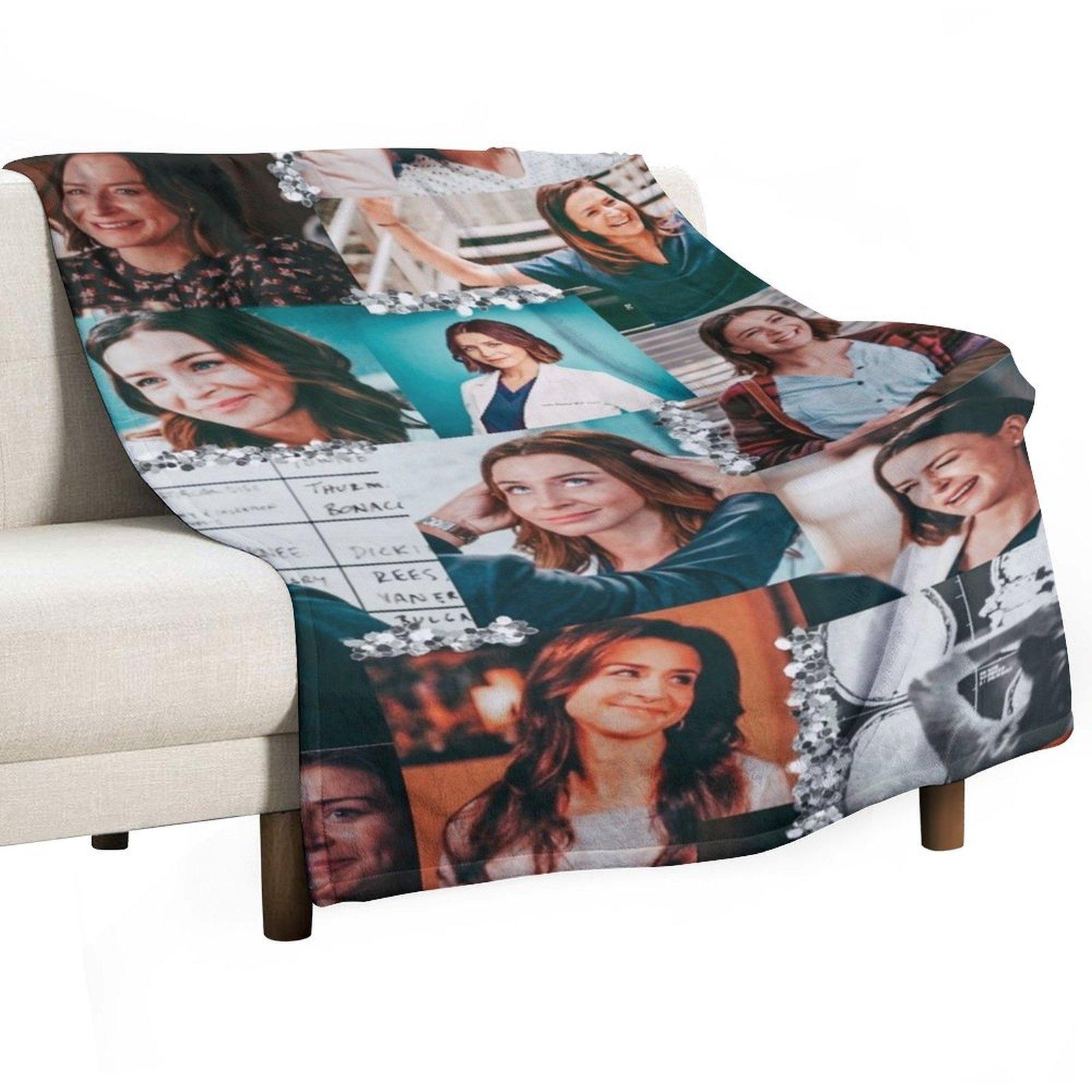 коллаж Амелии Шепард :) Плед Мягкий Самый Мягкий Волос Декоративные Пледы 30x40in