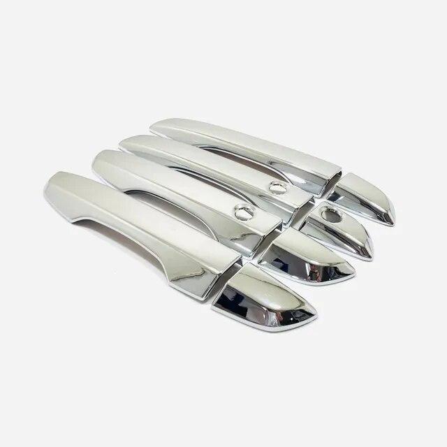 Right Hand Drive Door Handle Cover For Honda Civic 10Th Gen 2016 2017 2018   ABS Carbon Fiber Exterior Parts Accessories