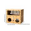 Cat House with Scratcher Two-sidedSided Cardboard Scratching Shelter Indoor