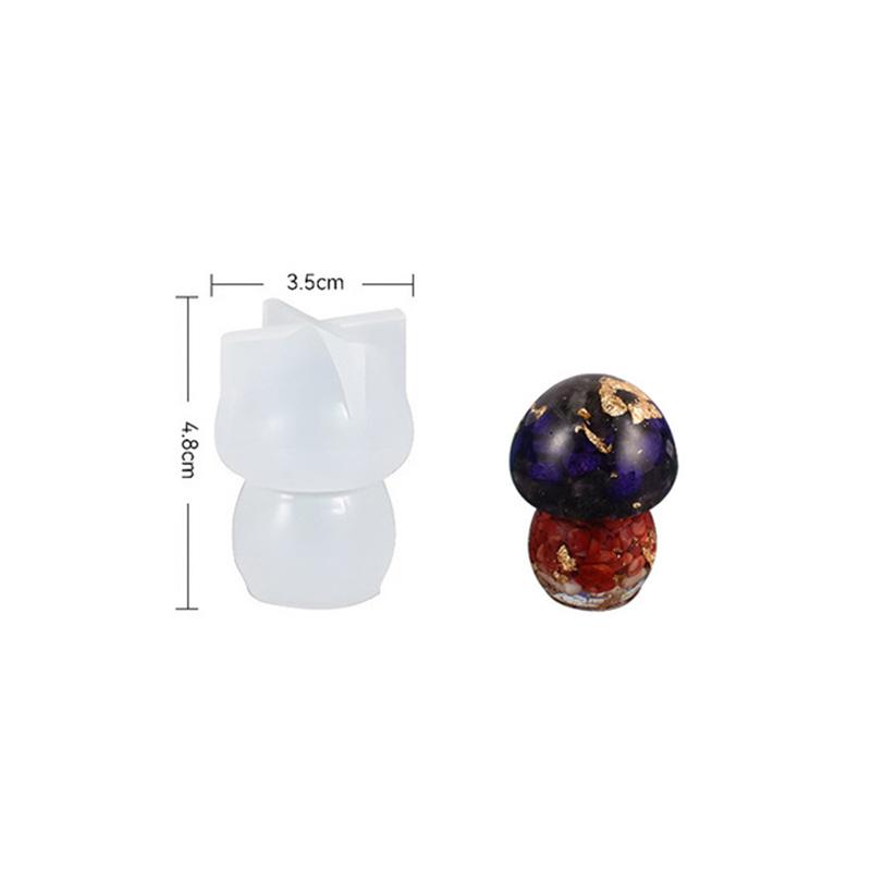 Multi-function Mushroom Storage Boxes Display Epoxy Resin Silicone Molds Making For DIY Aromatherapy Gypsum Mushroom Drip