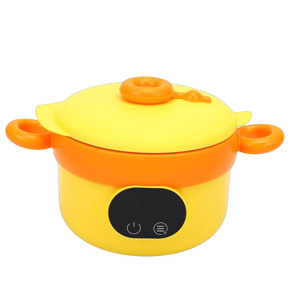 Electric Lunch Box 304 Stainless Steel Insulated Cordless Food Warmer Bowl 470ML Large Capacity No Water Needed