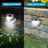Solar Fence Light Outdoor Waterproof Wall Lamps Garden Energy Light Festoon Decoration LED for Garden Step Patio Stairs 1-12PCS