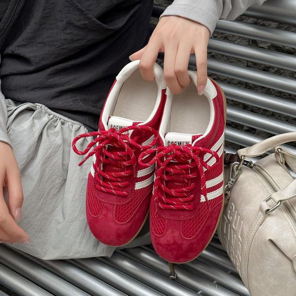 2025 Summer and Autumn Versatile Fashion Moral Training Shoes Forrest Gump Shoes Women's Shoes Sports Shoes Mesh Breathable Versatile Casual Shoes