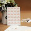 24 Pcs/Lot DIY Floral Print Corner Paper Stickers For Photo Albums Handwork Frame Decoration Scrapbooking Wholesale 8 Colors