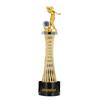 High-End Hole-in-One Golf Trophy: Metal Medal Award for Sports Events