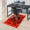 Stoff mit Lavatextur-Druck pro Meter - Vulkanausbruch-Muster zum Quilten, Nähen, Basteln & für die Heimdekoration (3 Yards)Büromatte Perfekt für
