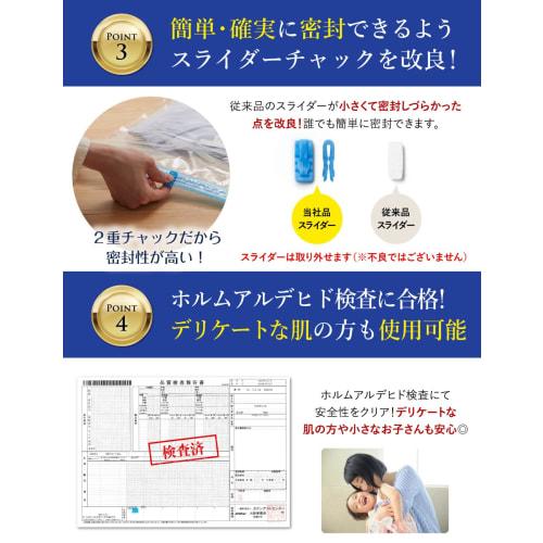 [Featured In Rurubu and Supervised by a Current Flight Attendant] Travel Clothing Compression Bags [Improved To Last 5 Times Longer] Vacuum Compressio