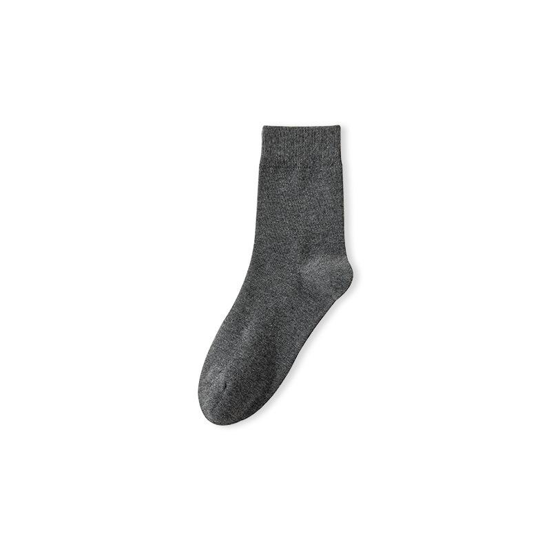 Herbst- und Winter-Socken aus reiner Baumwolle, Mid-Tube-Socken, Herrensocken, Winter-Baumwollsocken, Antibakterielle und geruchshemmende Baumwollsocken für Herren