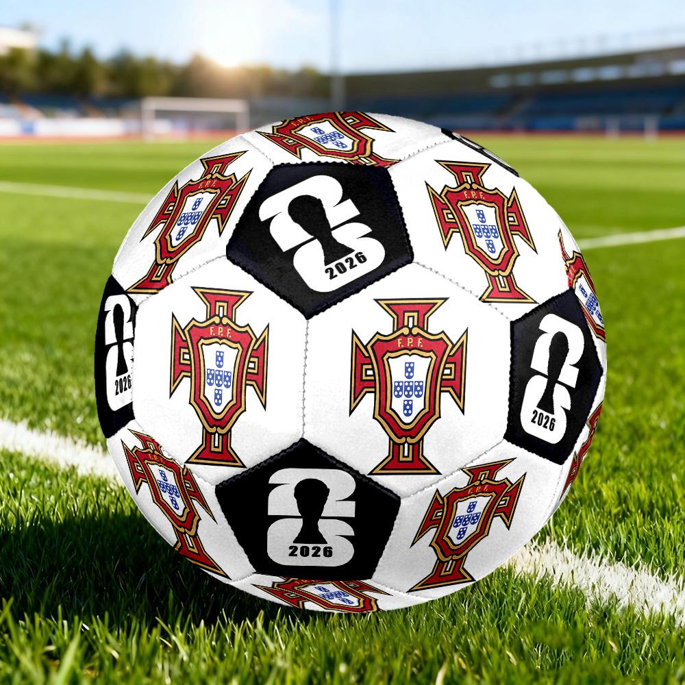 1pc Portuguese Football Size 5 Soccer Ball Professional Match Training Football Indoor &Outdoor Sports Ball Club Training Ball Lightweight Durable Y44