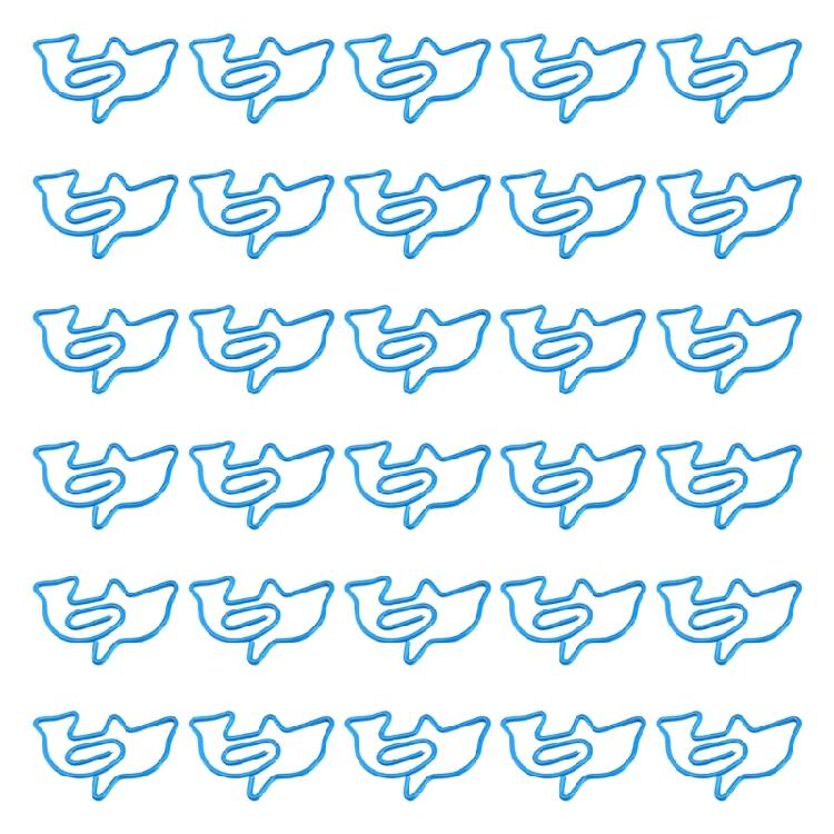 

30Pieces Animal Shaped Metal Paper Clips Colorful Dolphin Bookmarks Clips Bulk Pack for Office School Decoration Creative Stationery Use синій