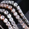 Luxury Cubic Zircon Single Row Pull Slider Bracelet Women Adjustable Bangle