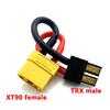 XT60 To XT90 Plug EC5 Silicone Wire Model Aircraft Car ESC Battery Adapter