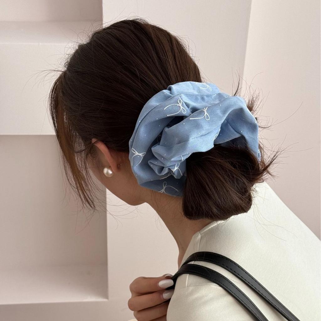 Set hair band for women girl accessories korean headband yoga bow leading fashion makeup hoop washing scrunchies adults kpop new