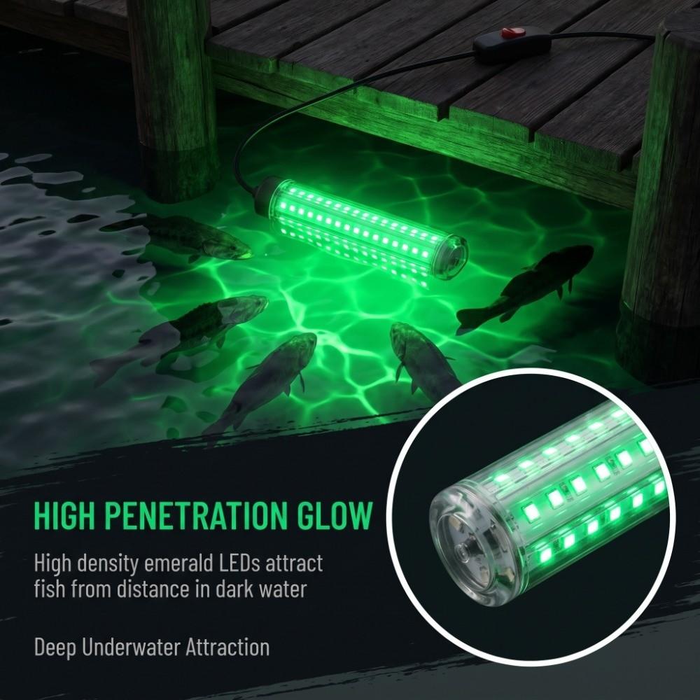 5V 13W Night Fishing Lure 126 Beads Squid Attractor Light Underwater Fishing Light  Night Fishing