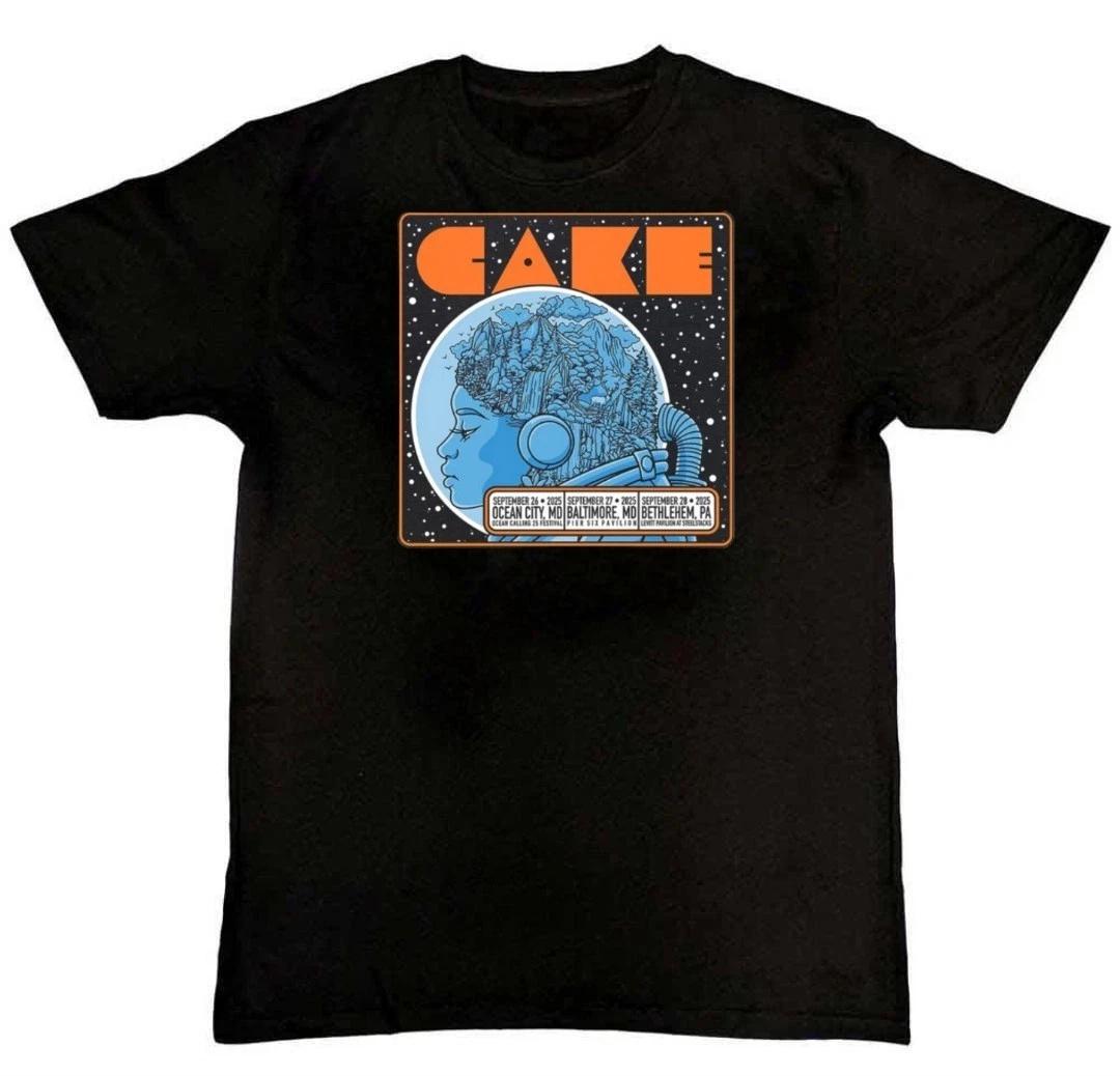 Men s and Women s T-shirts Cake Band Oceans Calling Festival 2025 Graphic Unisex T-Shirt S M L XL 2 3 4 XL XXXL