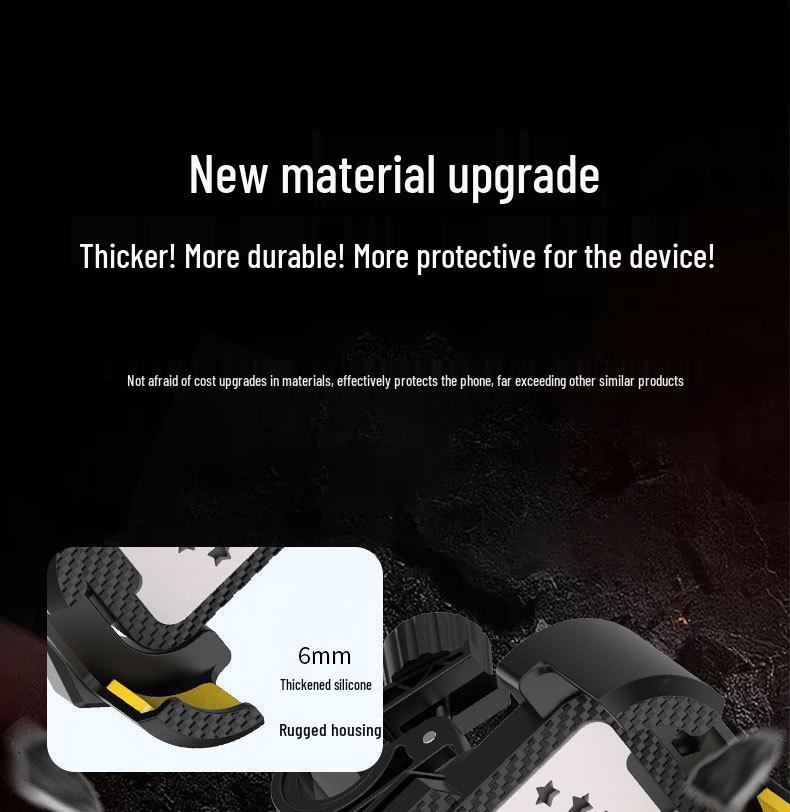 2026 Universal Shock-Absorbing Anti-Shake Motorcycle Phone Holder for One-Handed Operation and Riding Navigation