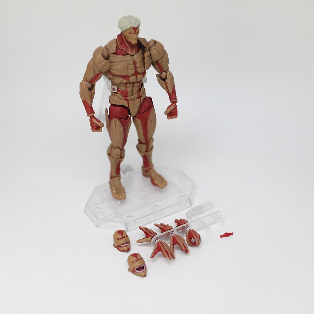 Attack On Titan Beast Titan Action Figure Yamaguchiya Articulated Joints GK Desktop Ornament KO Model 14cm