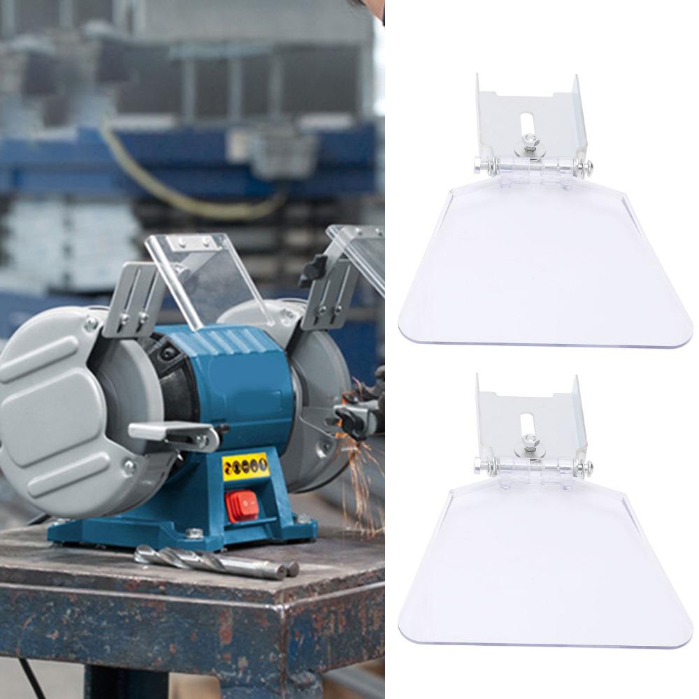 2PCS For Type 125/150/200/250 Grinder Bench Grinder Eyeshield Durable Construction Face Protection Grinder Safety Guard