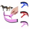 Rubber Riding Grooming Tool Plastic Handle Handheld Sweat Scraper Horse Sweat Scraper Farm Use