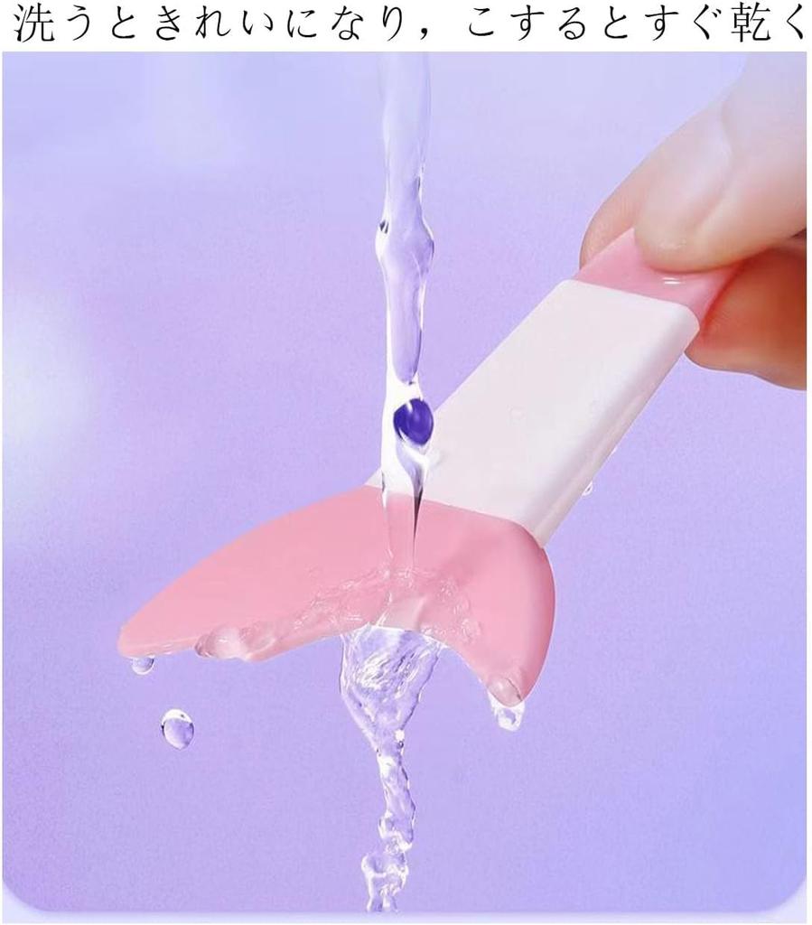 Mirhua Mascara Guard Eye Makeup Multifunctional Eye Makeup Mascara and Eyeshadow Application Support Auxiliary 7cm 5cm Translucent Blue of Aid,