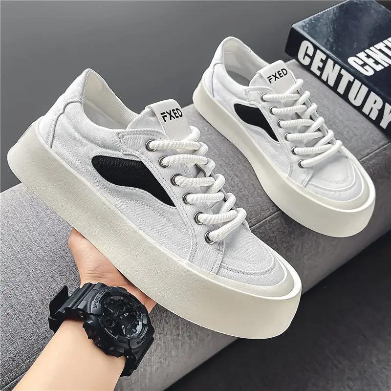 Sneakers Fashion 2024 Men's Casual Shoes Flat Male Shoe Leisure Hiking Designer Luxury Korean Style Offer Footwear Trends Trend