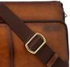 L'Homme Presse Shoulder Bag, Made In Japan, Archaic Cowhide Leather, Brown, 71883