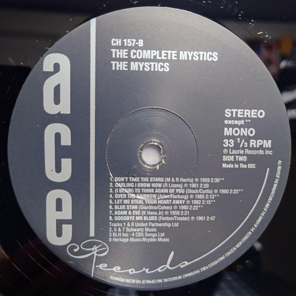 [USED] Rare Records The Mystics - The Complete Mystics