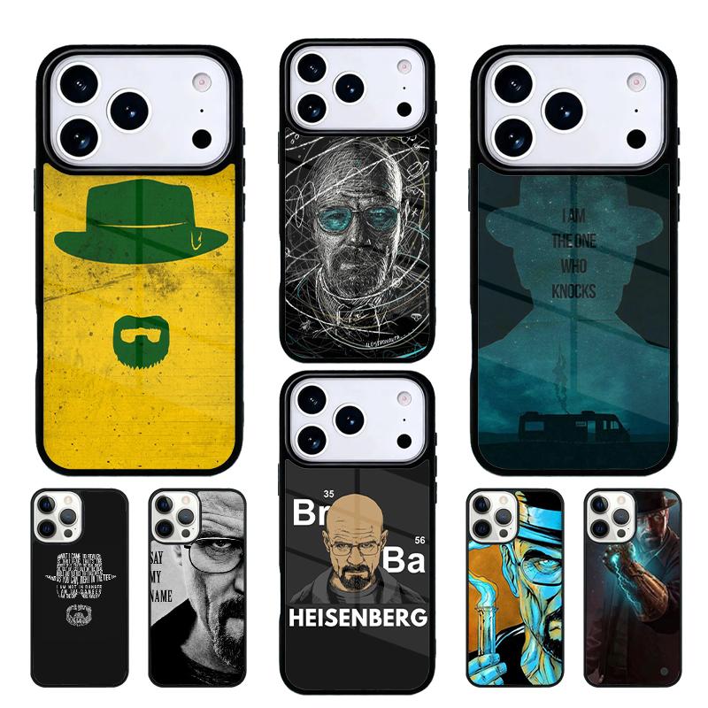 Heisenberg Breaking Bad Phone Case Cover Compatible with for IPhone 17air 16e 15 14 13 12 11Pro Max 17 Air