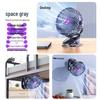 2026 Mijia App-Connected Silent Desktop Fan: USB Rechargeable for Office and Student Use
