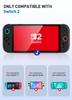 Mumba Clear Case for Nintendo Switch 2 Crystal Protective Clear Cover with Design and TPU Compatible with Nintendo Switch 2 Console (2025) -