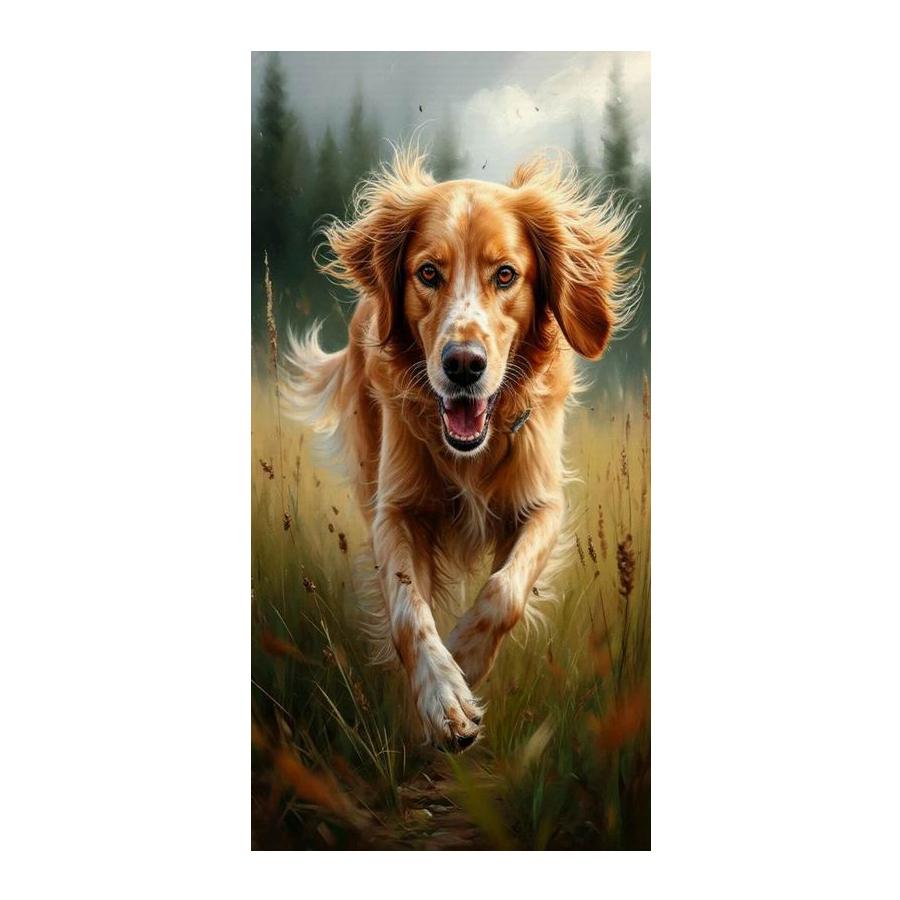 Yellow Dog Large Size Diamond Painting New Collection Animal Diy Full Square Round Drill Rhinestone Embroidery Mosaic Cross Stitch Kits