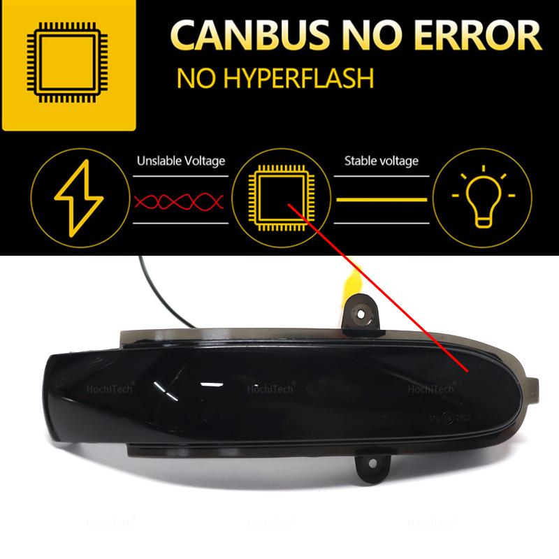 LED Dynamic Turn Signal Blinker Side Mirror Indicator Sequential Light For Mercedes Benz C Class W203 W211 S203 CL203 2001-2007