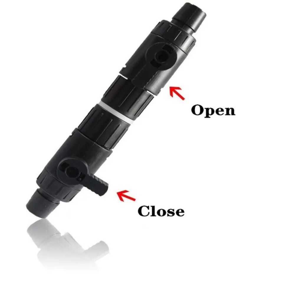 Robust Hoses Connector Plastic Flow Valve Double Tap Quick Release Connector  Home