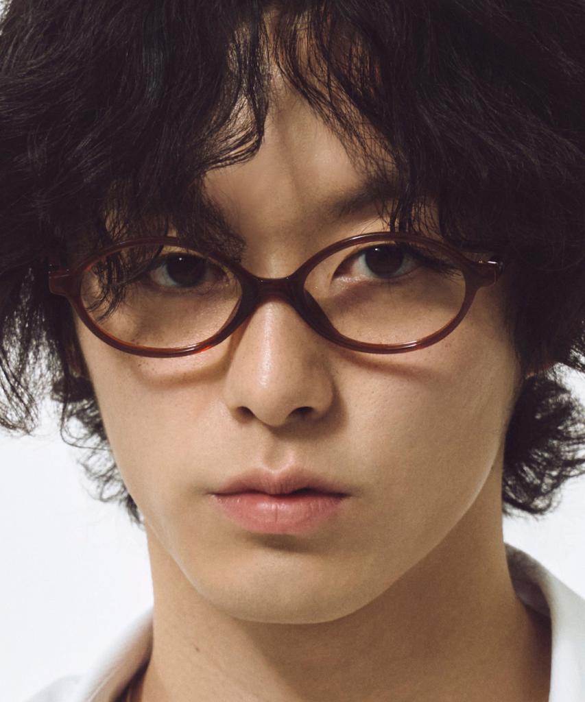 Hangeul [Blue Light Blocking] Geek Chic Oval Brown