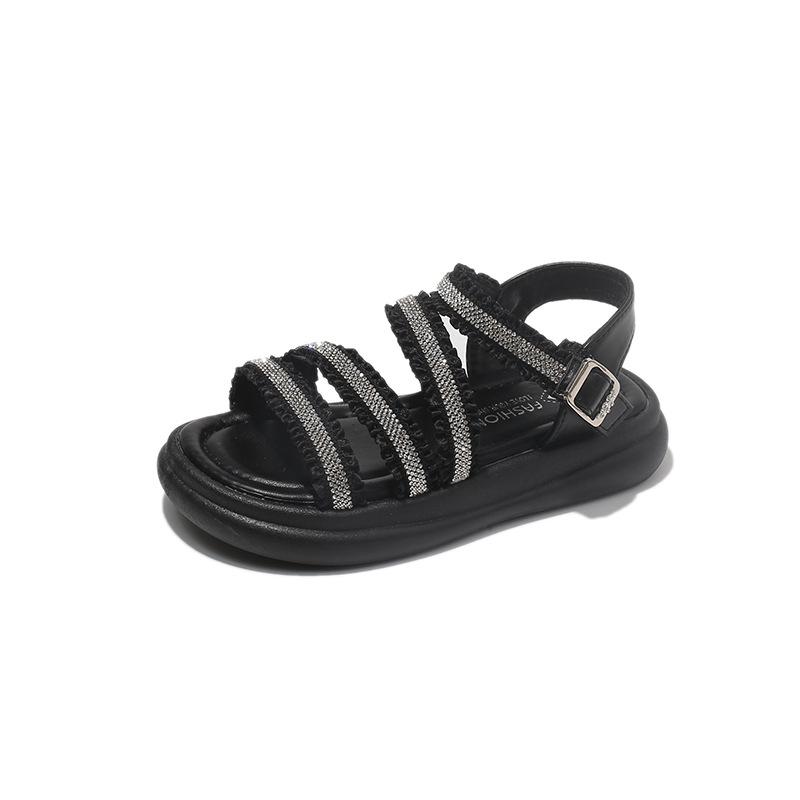 

Girls Slip-on Shoes - Versatile Casual Shoes for Beach Wear 26 чёрный