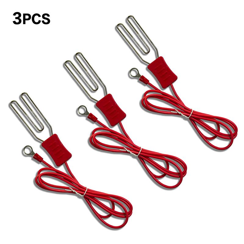 Electric Fence Alligator Clips Ground Connection For Farm Livestock Animals Energizer To Polywire Polytape Kits Cable Connectors