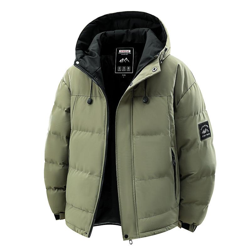 Herren Oversized Stehkragen, Verdickte Warme und Lockere Oversized Baumwolljacke für Herren