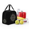 Polyhedral Dice Sacred Symbol Of The Occulti Insulated Lunch Bag for Women Office Cooler Thermal Food Box Tote Portable