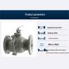 Carbon Steel Manual Flanged Ball Valve