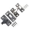 Stainless Steel 90 Degree Buckle Right Angle Hook Lock Bolts For Sliding For Wooden Doors Drawers Security Home Door Hardware