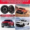 Auto Lock Snow Tire Chains,1 Min Quick, 4.5mm Enhance Manganese Steel Anti Skid Chains for Car SUV And Pickup Trucks Tire Tracti