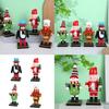 Practical Wood Nutcrackers with Elegant Designs Charm Christmas Soldiers for Festival Home Decoration Daily Use