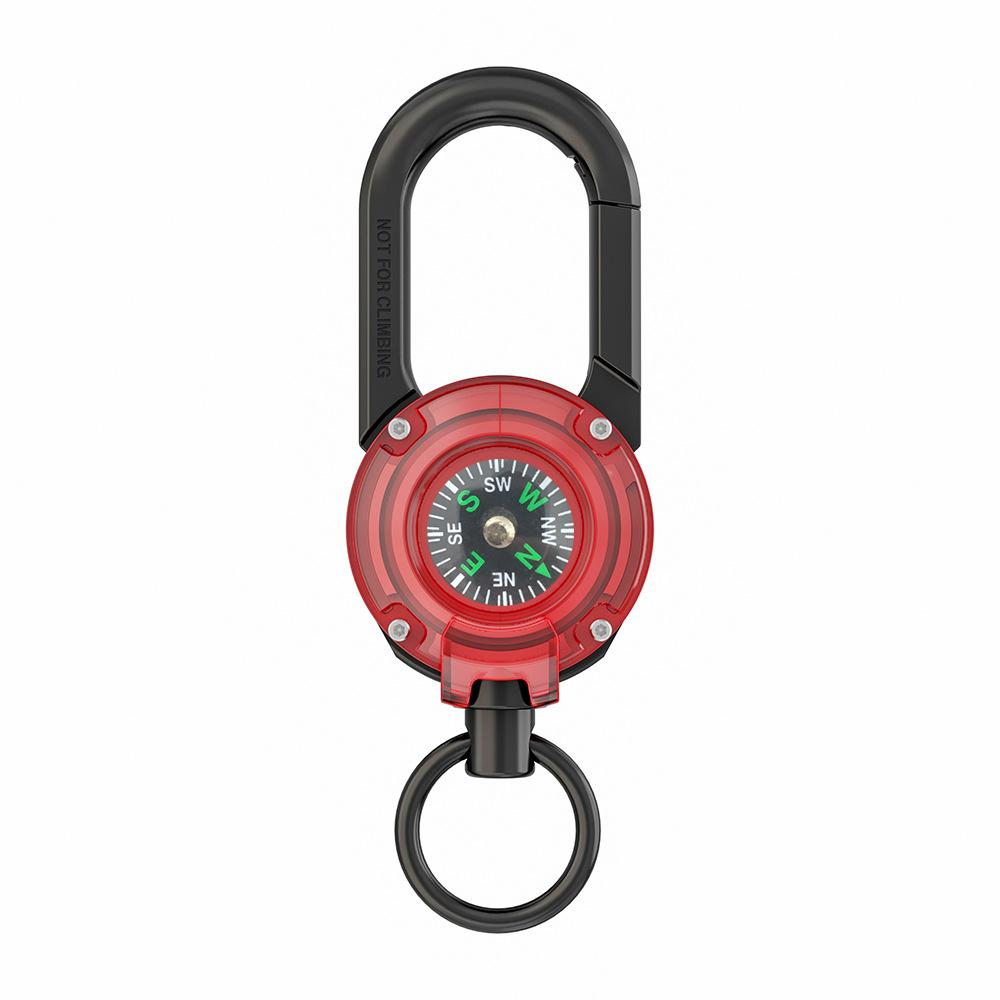 

Чехол для Airtag Брелок с компасом Брелок Модный Двухфункциональный Брелок красный