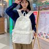 Schoolbag1011 New Schoolbag Female Cute Small Fresh Literary Versatile Casual Star Model Shining Girl Student Backpack