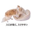 ADD. MATE Cuna Heart Wave Bed AWA Milk Ivory for Dogs and Cats