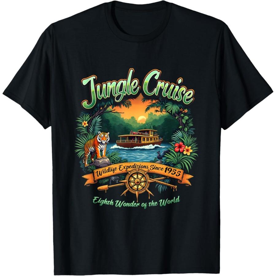 

Wildlife VBS 2025 Park Cruise Trip Vintage Jungle T-Shirt(1) XXXXXL чорний